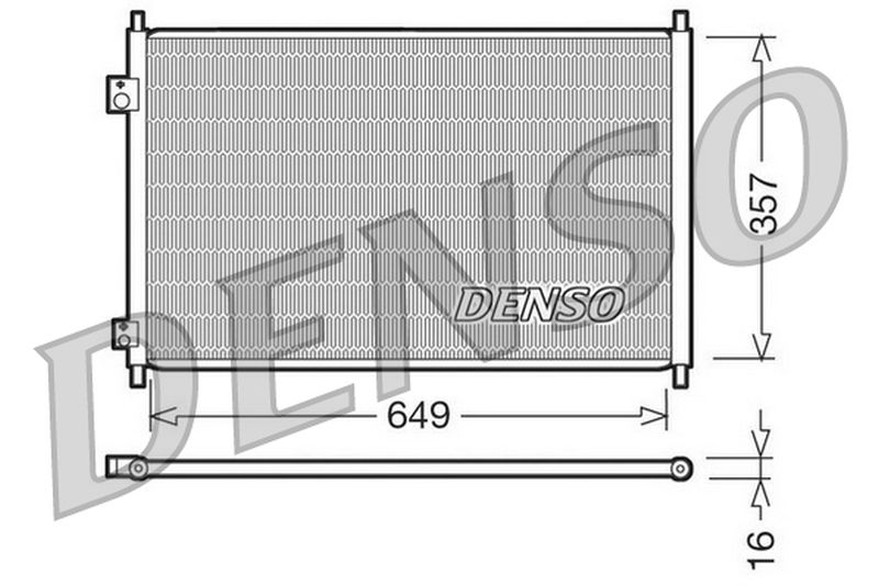 Denso Aircon Condenser DCN40008