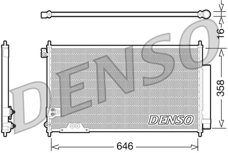Denso Aircon Condenser DCN40009