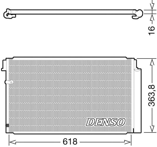 Denso Aircon Condenser DCN40011
