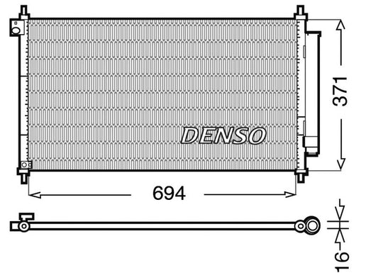 Denso Aircon Condenser DCN40012