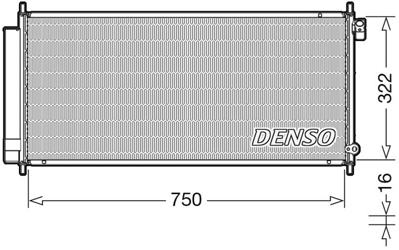 Denso Aircon Condenser DCN40017
