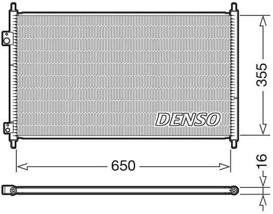 Denso Aircon Condenser DCN40018