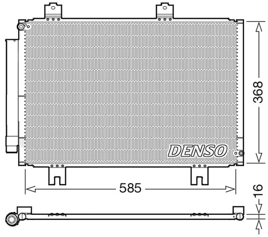 Denso Aircon Condenser DCN40020
