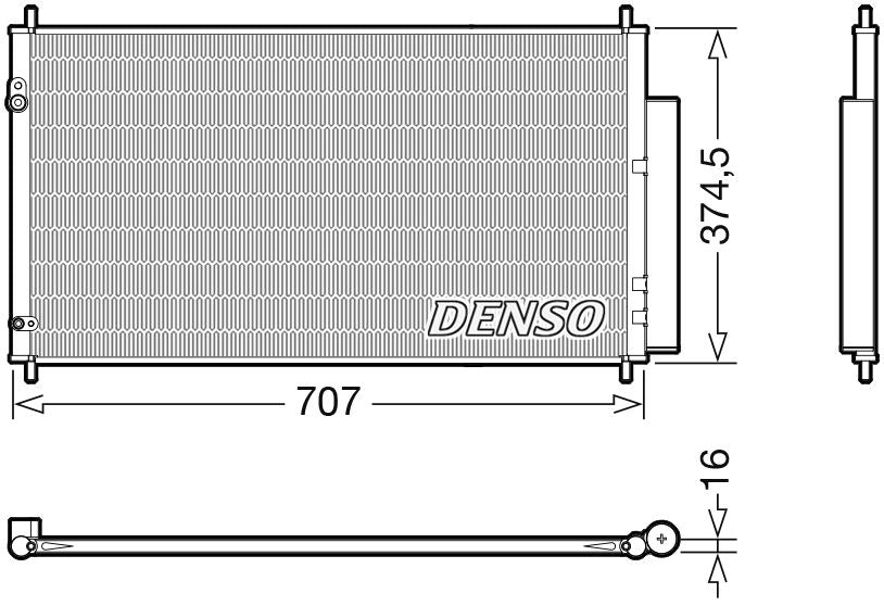 Denso Aircon Condenser DCN40025