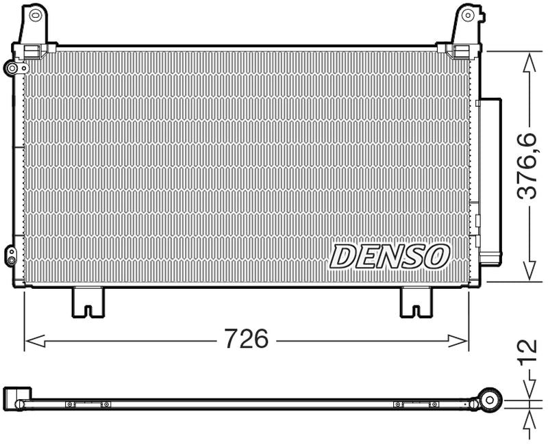 Denso Aircon Condenser DCN40034