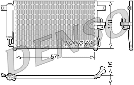 Denso Aircon Condenser DCN41001