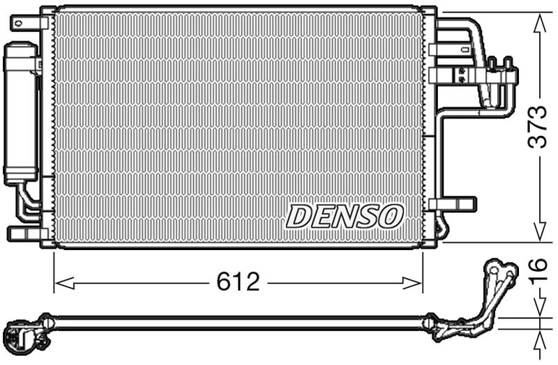 Denso Aircon Condenser DCN41007
