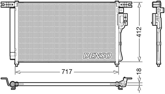 Denso Aircon Condenser DCN41008