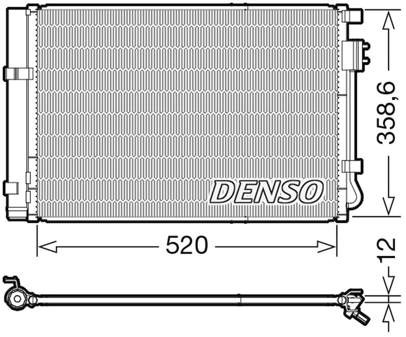 Denso Aircon Condenser DCN41011