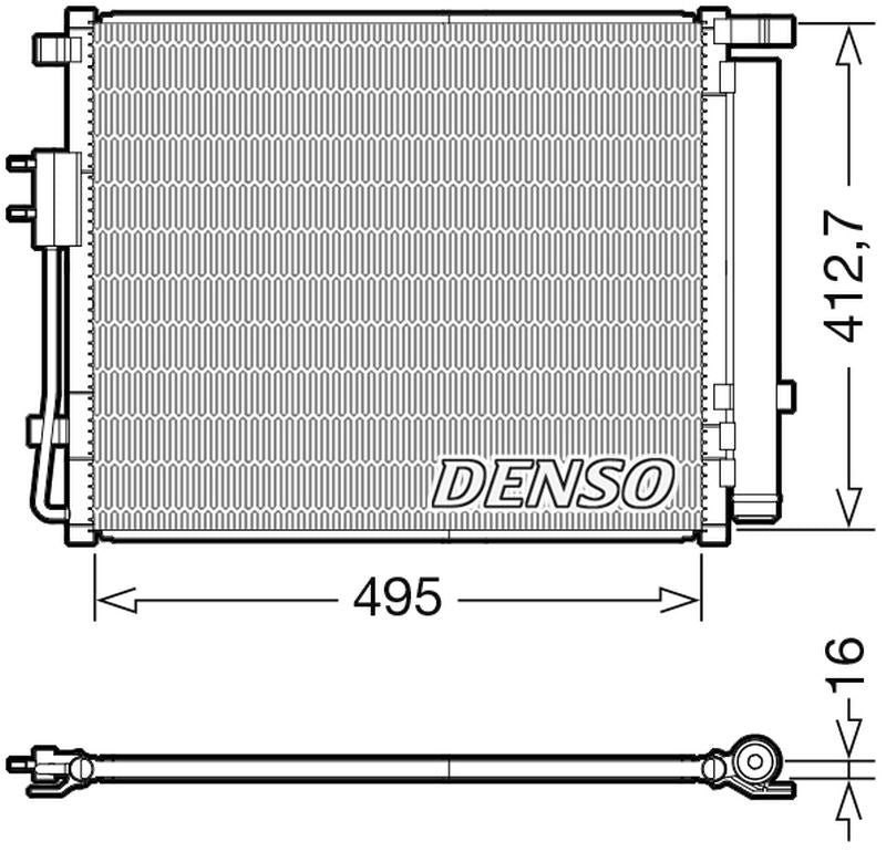 Denso Aircon Condenser DCN41012