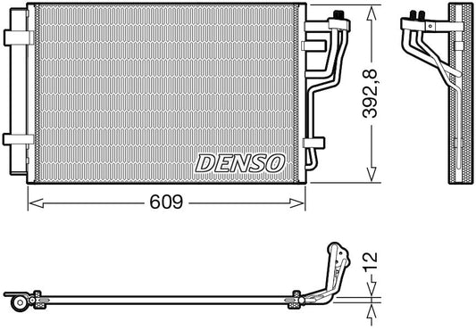 Denso Aircon Condenser DCN41013