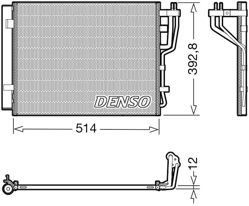 Denso Aircon Condenser DCN41014