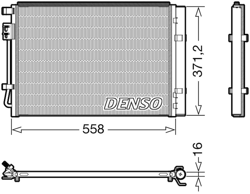 Denso Aircon Condenser DCN41015