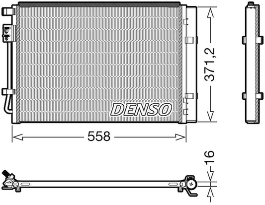 Denso Aircon Condenser DCN41015