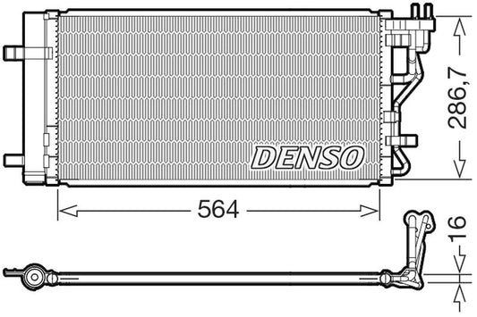 Denso Aircon Condenser DCN41027