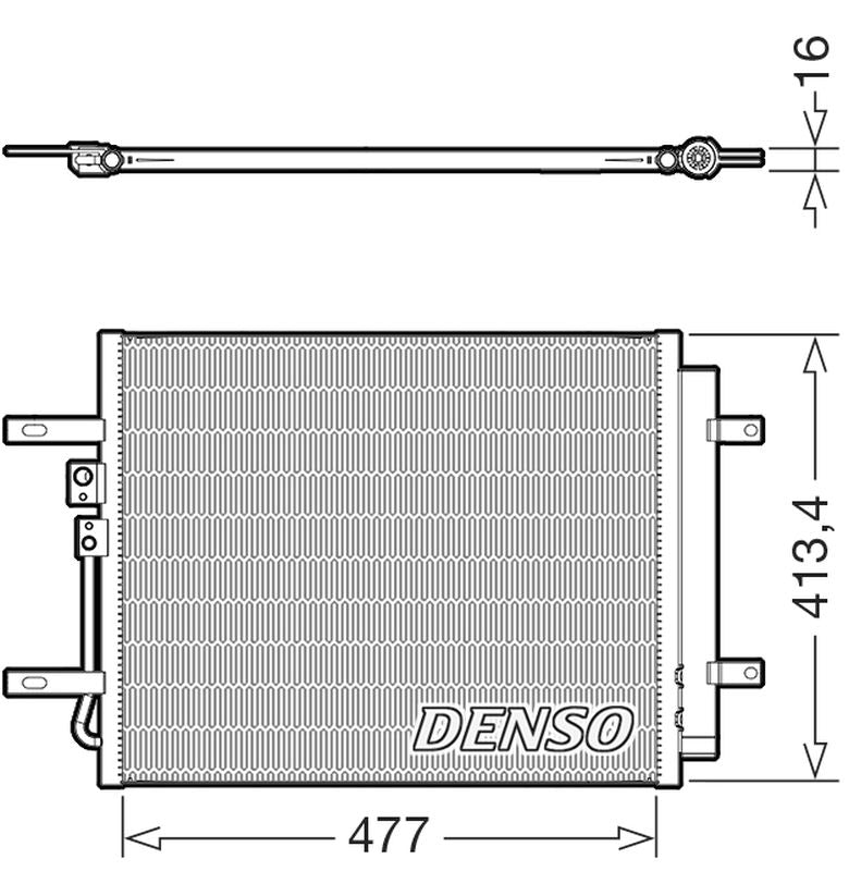 Denso Aircon Condenser DCN41029
