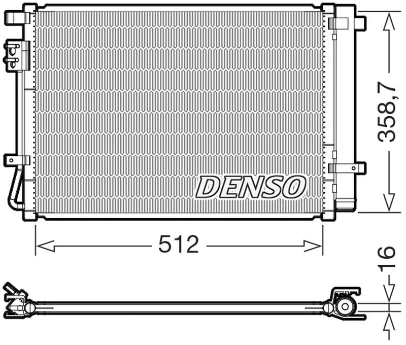 Denso Aircon Condenser DCN41031