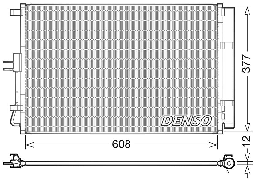 Denso Aircon Condenser DCN43003