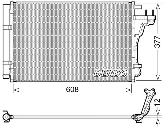 Denso Aircon Condenser DCN43004