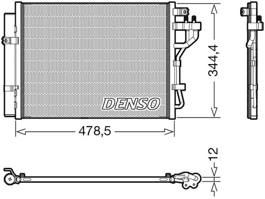 Denso Aircon Condenser DCN43006