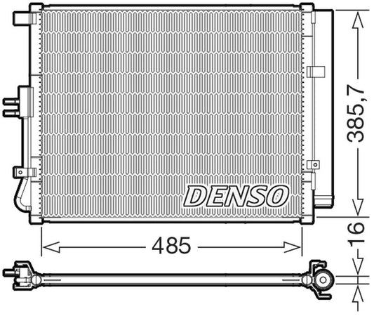 Denso Aircon Condenser DCN43007