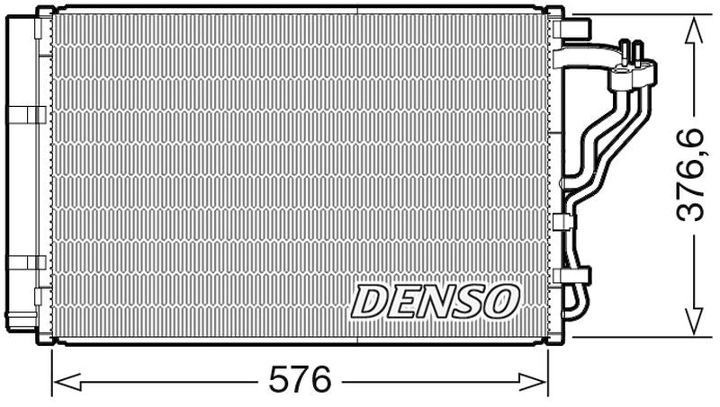 Denso Aircon Condenser DCN43008
