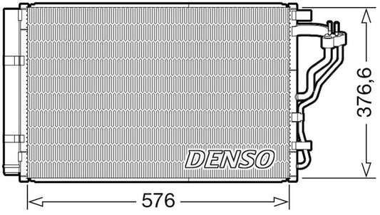 Denso Aircon Condenser DCN43008