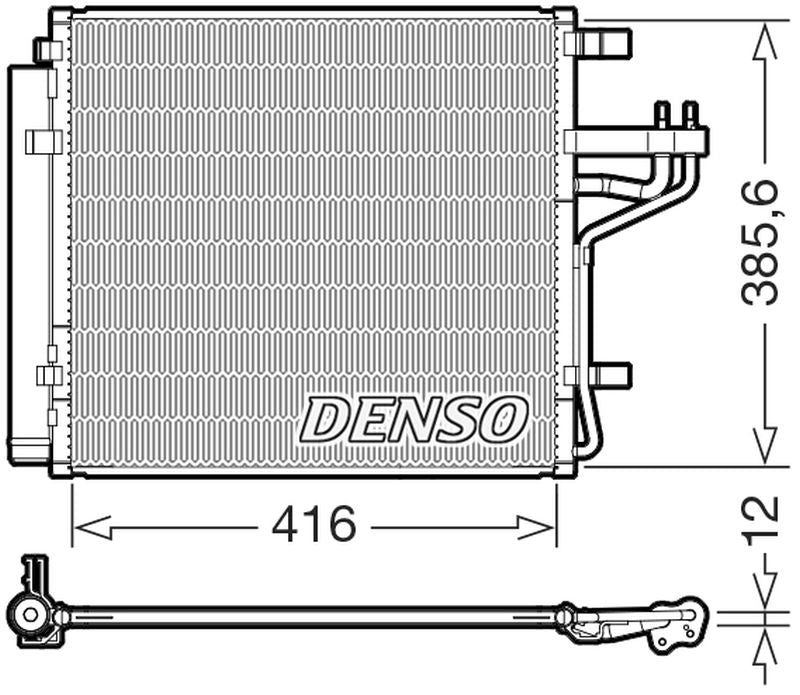 Denso Aircon Condenser DCN43012