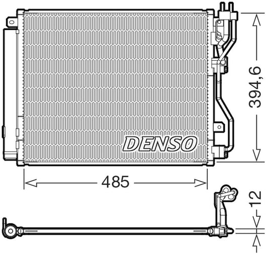 Denso Aircon Condenser DCN43016
