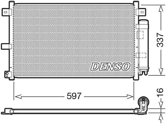 Denso Aircon Condenser DCN44001