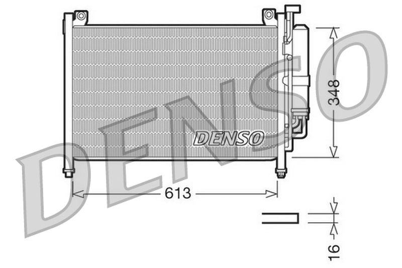 Denso Aircon Condenser DCN44002