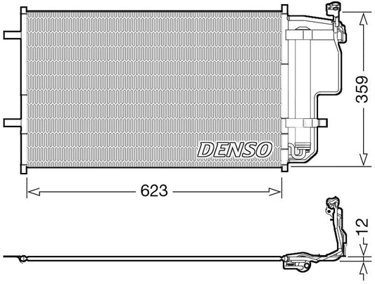 Denso Aircon Condenser DCN44011