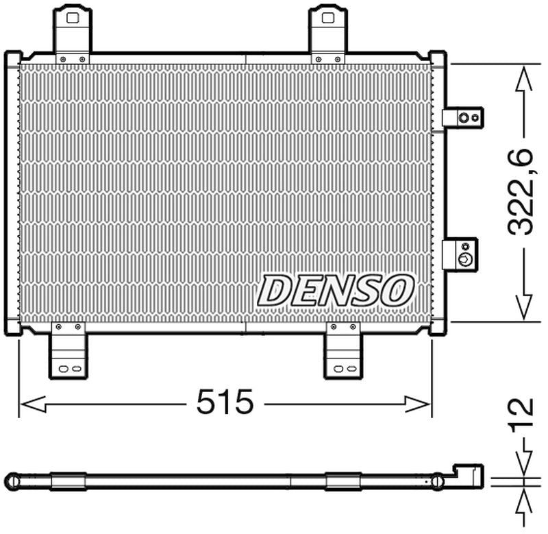 Denso Aircon Condenser DCN44018
