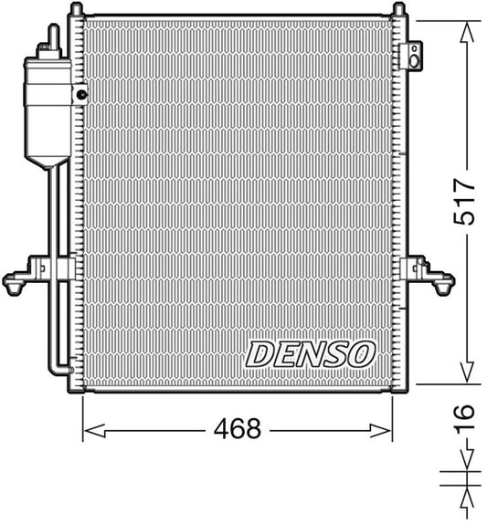 Denso Aircon Condenser DCN45004