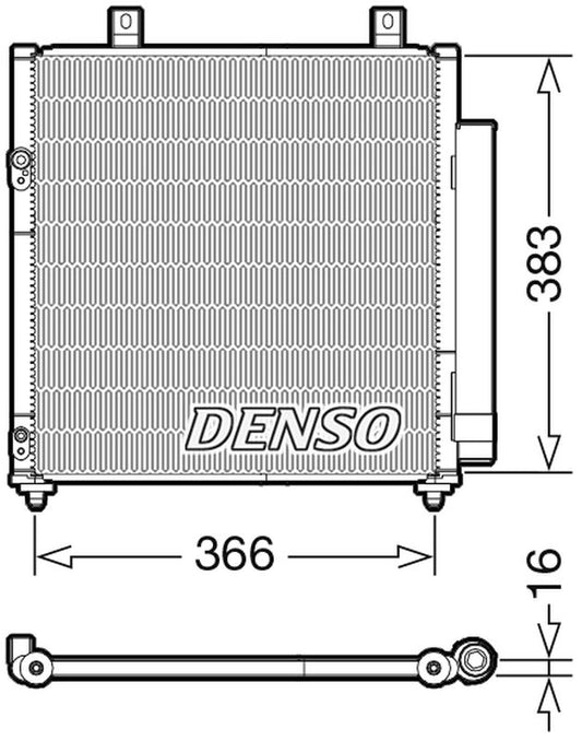 Denso Aircon Condenser DCN45007