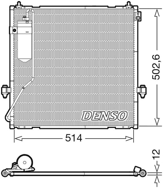 Denso Aircon Condenser DCN45010