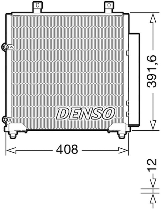 Denso Aircon Condenser DCN45012