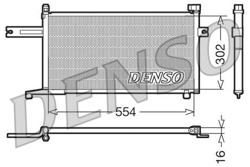 Denso Aircon Condenser DCN46005