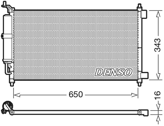 Denso Aircon Condenser DCN46007