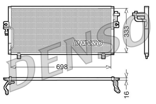 Denso Aircon Condenser DCN46010