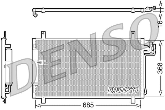 Denso Aircon Condenser DCN46014