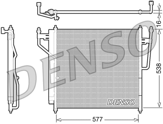 Denso Aircon Condenser DCN46017