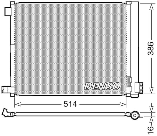 Denso Aircon Condenser DCN46022