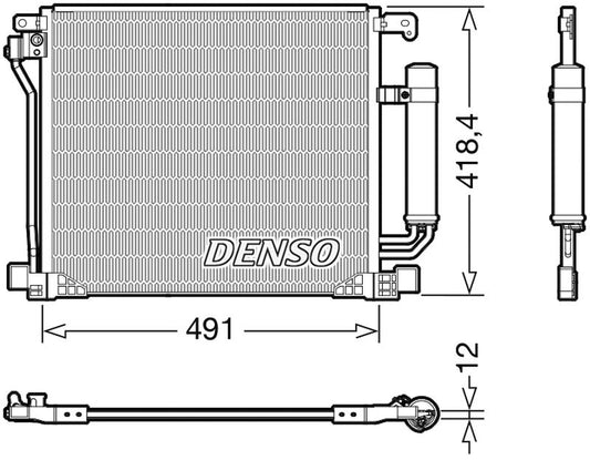 Denso Aircon Condenser DCN46025