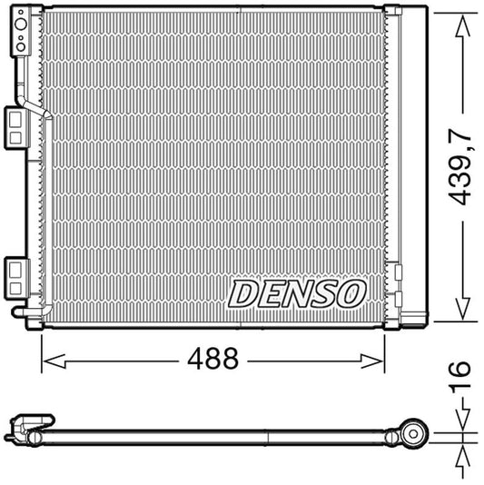 Denso Aircon Condenser DCN46028