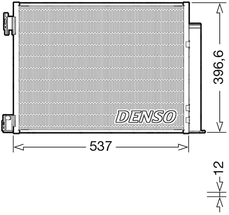 Denso Aircon Condenser DCN46032