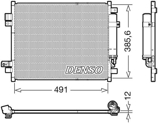 Denso Aircon Condenser DCN46034