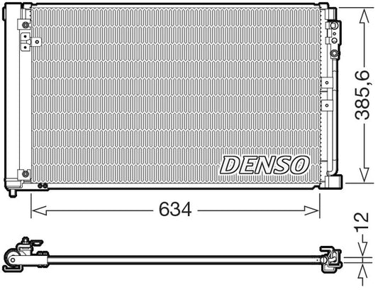 Denso Aircon Condenser DCN46038