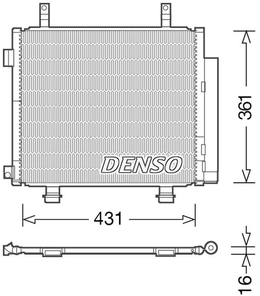 Denso Aircon Condenser DCN47004