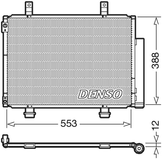 Denso Aircon Condenser DCN47007